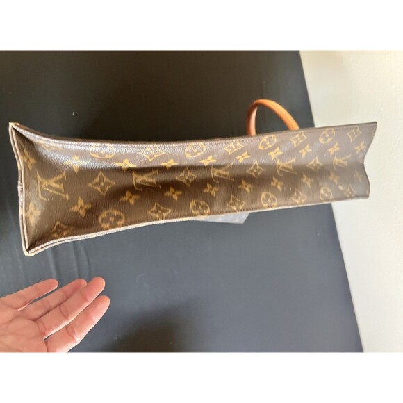 Louis Vuitton Sac Plat MM Monogram Tote Bag MI0599 Made in France Authentic 1999 - Picture 8 of 15